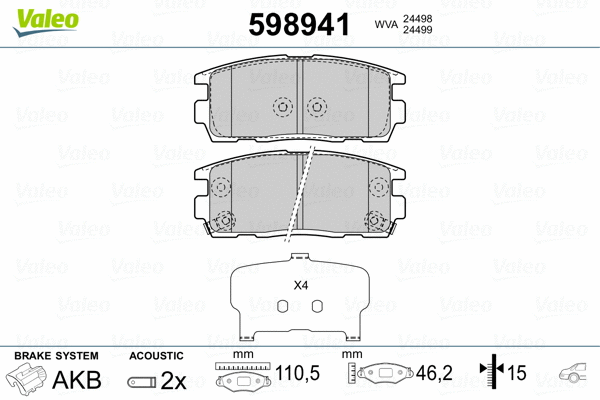 Brake Pad Set, disc brake