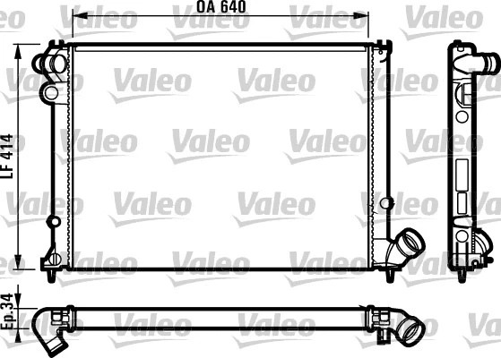 Radiator, engine cooling (731382)