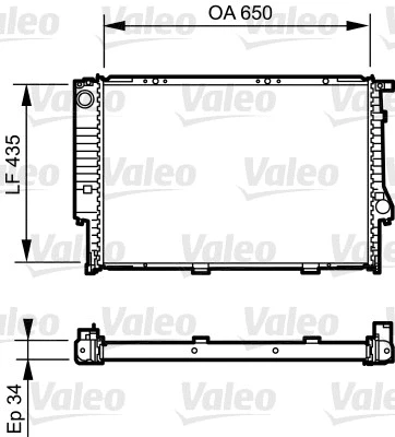 Radiator, engine cooling (731523)