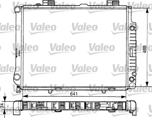 Radiator, engine cooling (731292)