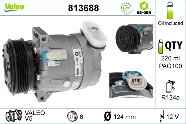 Compressor, air conditioning (813688)