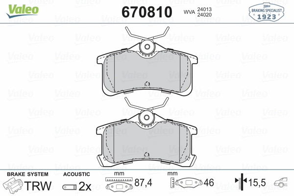 Brake Pad Set, disc brake