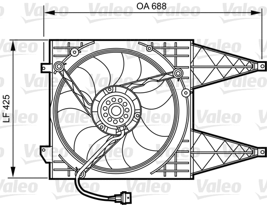 Fan, engine cooling (696374)