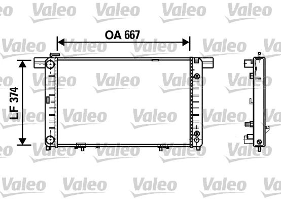 Radiator, engine cooling (732454)