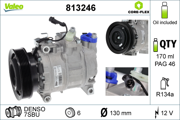 Compressor, air conditioning (813246)