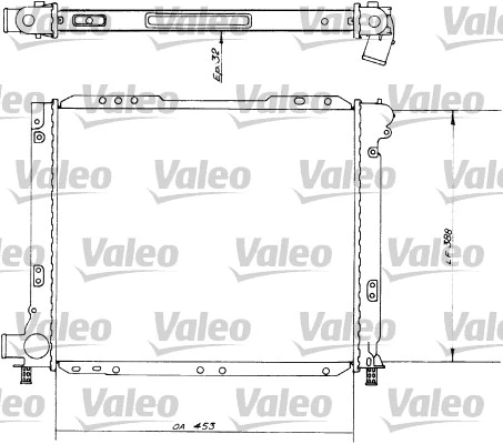 Radiator, engine cooling (730539)