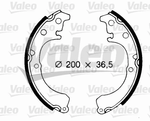 Brake Shoe Set (562677)
