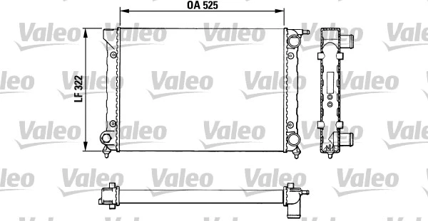 Radiator, engine cooling (883727)