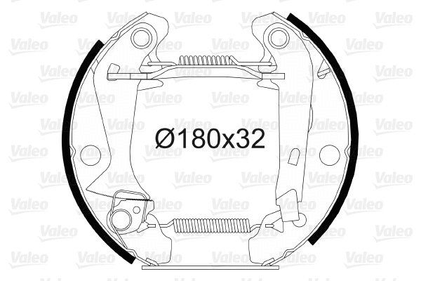 Brake Shoe Set (554512)