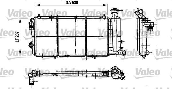 Radiator, engine cooling (730897)