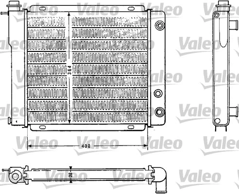 Radiator, engine cooling (810882)