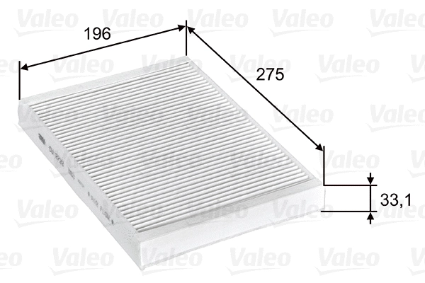 Filter, cabin air (715597)