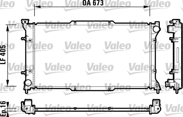 Radiator, engine cooling (734158)