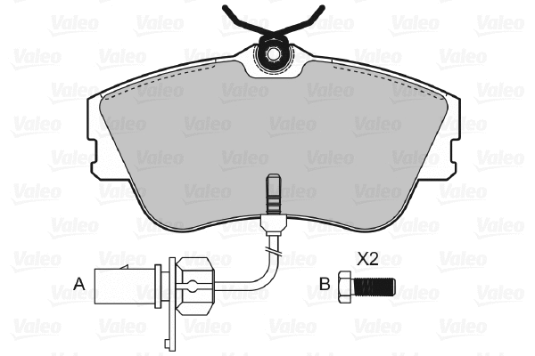 Brake Pad Set, disc brake (598814)