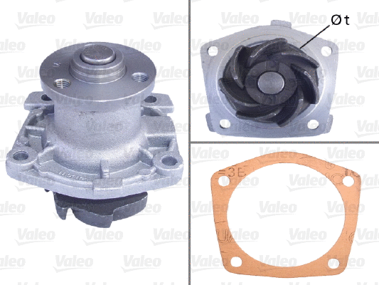 Water Pump, engine cooling (506063)