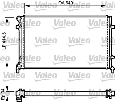 Radiator, engine cooling (734335)