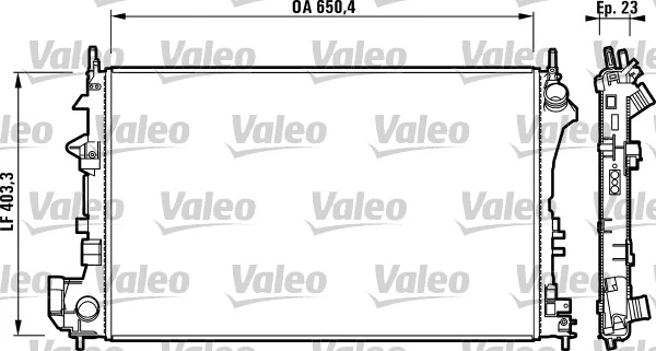 Radiator, engine cooling (732879)
