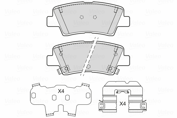 Brake Pad Set, disc brake (601718)