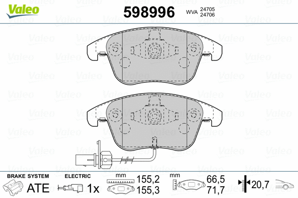 Brake Pad Set, disc brake