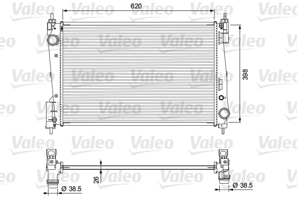 Radiator, engine cooling (701717)