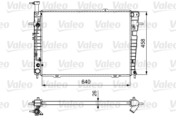 Radiator, engine cooling (735543)