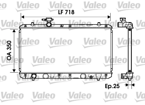 Radiator, engine cooling (734164)