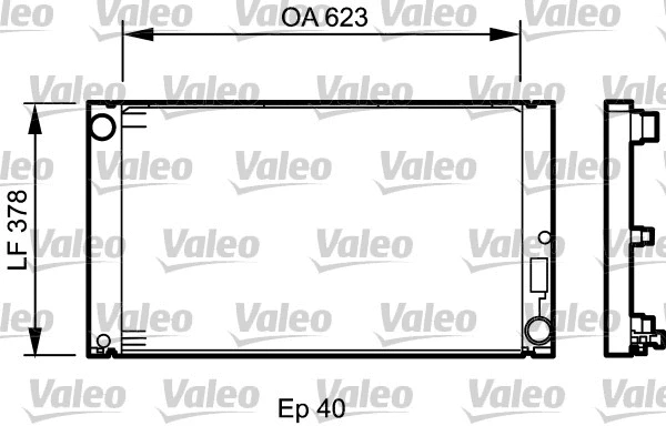 Radiator, engine cooling (735034)