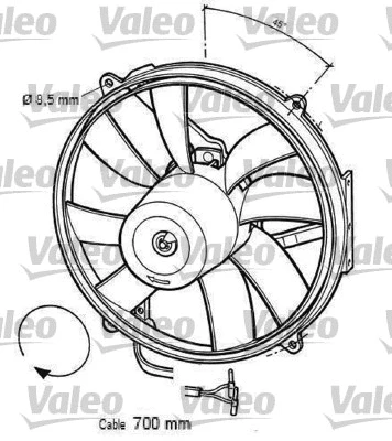 Fan, engine cooling (696063)