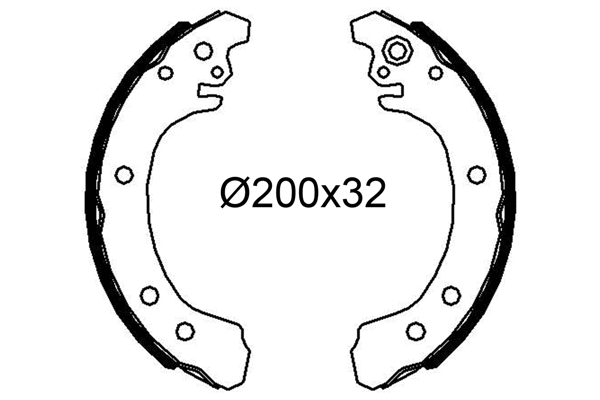 Brake Shoe Set (564339)