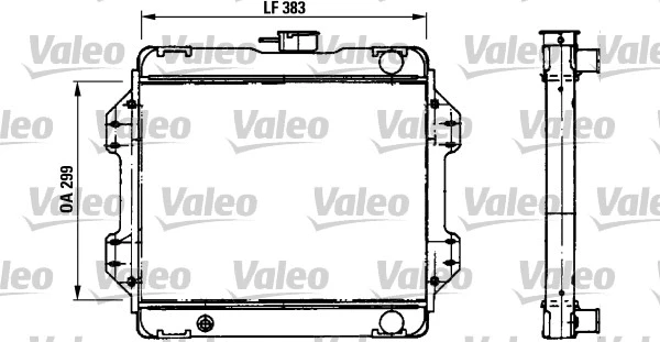 Radiator, engine cooling (730457)
