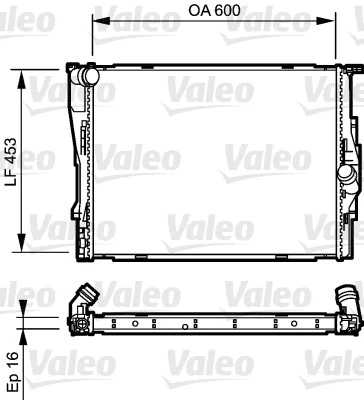 Radiator, engine cooling (735195)