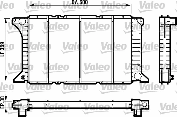 Radiator, engine cooling (731492)