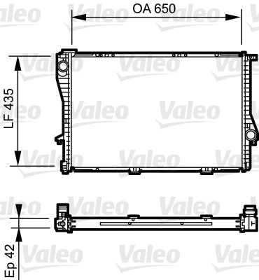Radiator, engine cooling (735233)