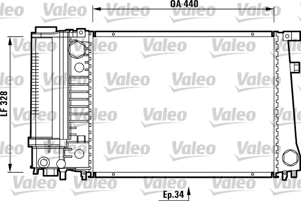 Radiator, engine cooling (731510)