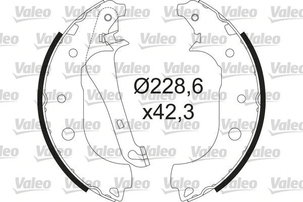 Brake Shoe Set (564207)