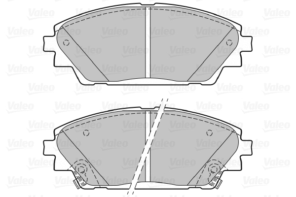 Brake Pad Set, disc brake (601402)