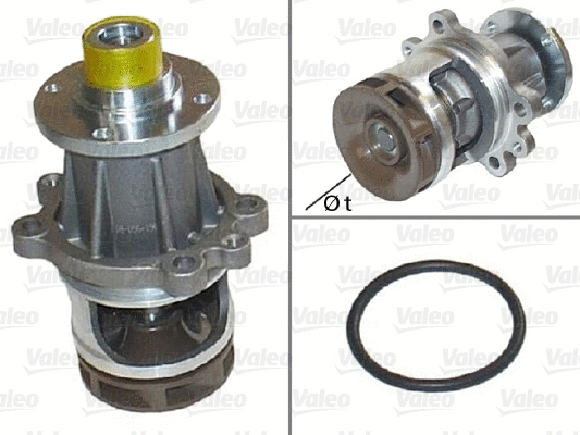 Water Pump, engine cooling (506110)