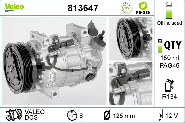Compressor, air conditioning (813647)