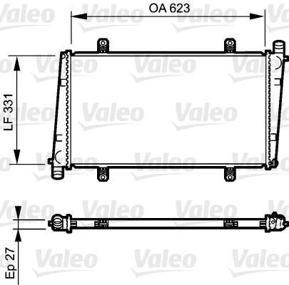 Radiator, engine cooling (732372)