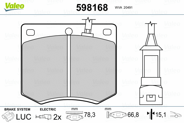 Brake Pad Set, disc brake