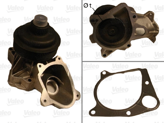 Water Pump, engine cooling (506711)