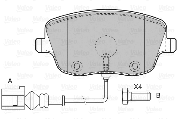 Brake Pad Set, disc brake (598720)