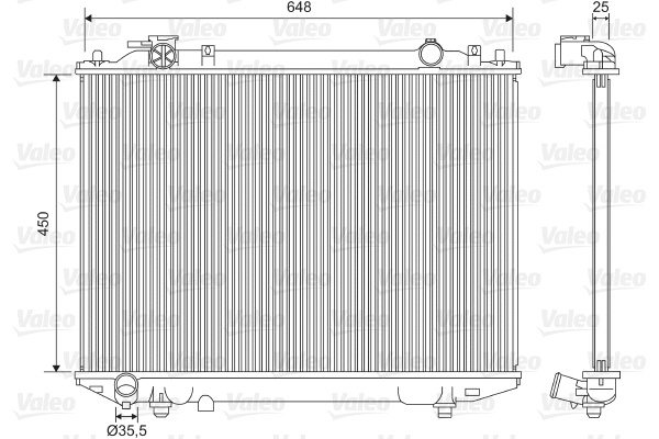 Radiator, engine cooling (701615)