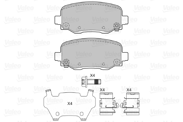 Brake Pad Set, disc brake (601417)