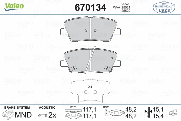 Brake Pad Set, disc brake