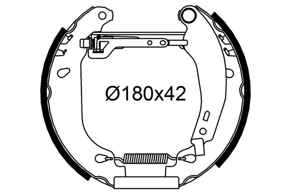 Brake Shoe Set (554979)