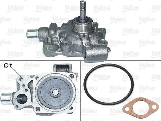 Water Pump, engine cooling (506879)