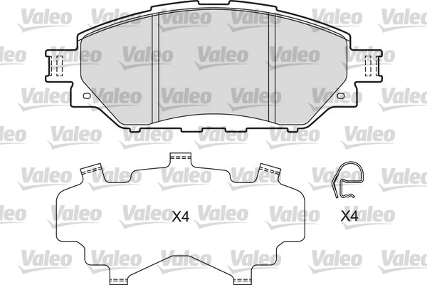 Brake Pad Set, disc brake (601681)
