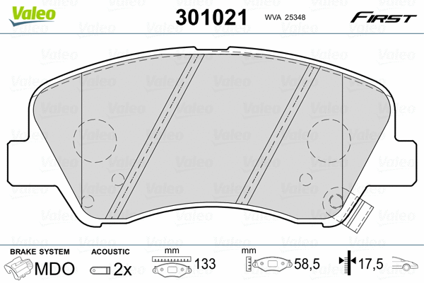 Brake Pad Set, disc brake