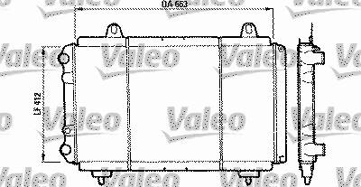 Radiator, engine cooling (730004)